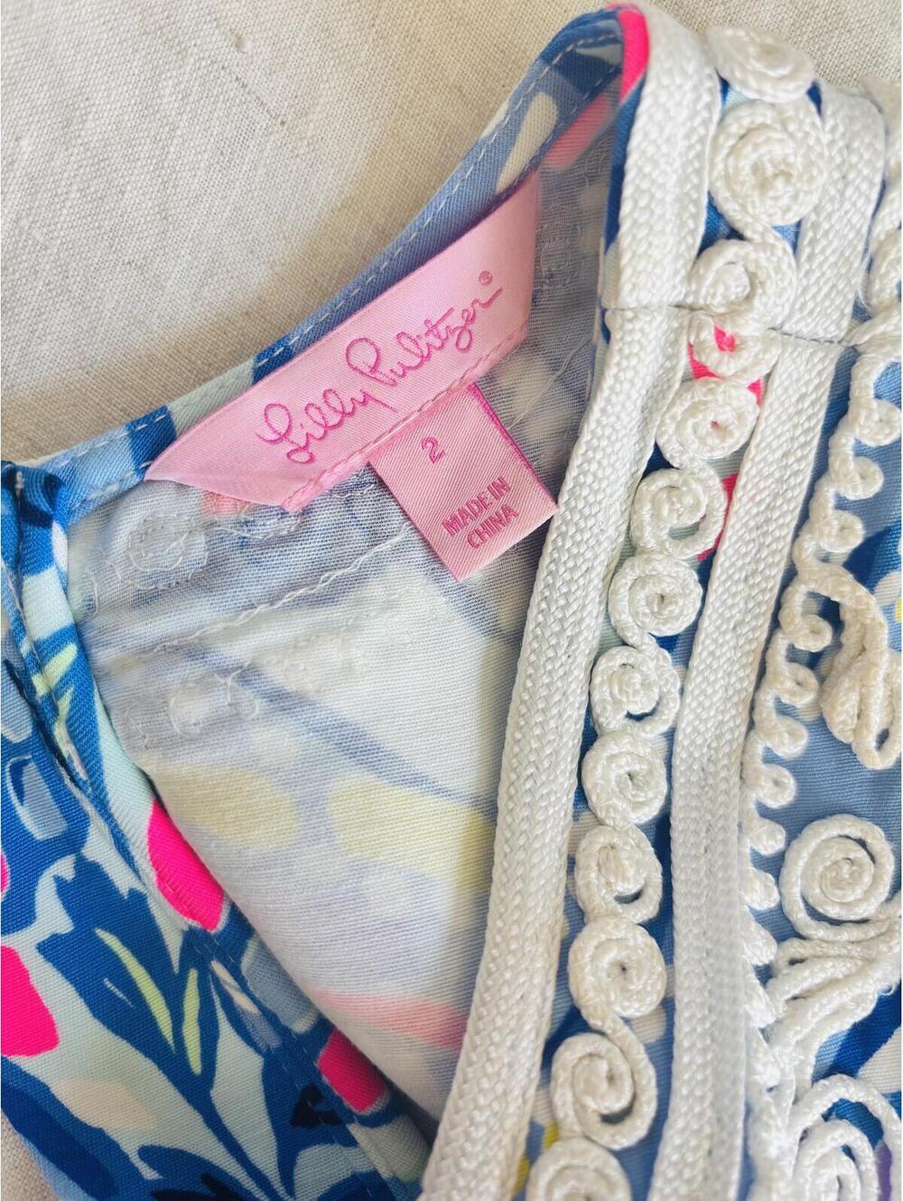 Lilly Pulitzer Carlotta Stretch Shift Dress in Blue peri pinch - Picture 5 of 8